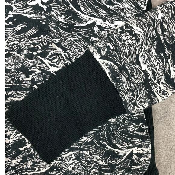 Lululemon Scuba Hoodie Nami Wave White Black Size 6 - Picture 7 of 8